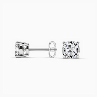 Cushion Diamond Earrings