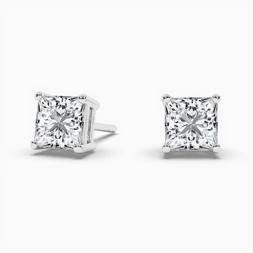 Princess Diamond Earrings