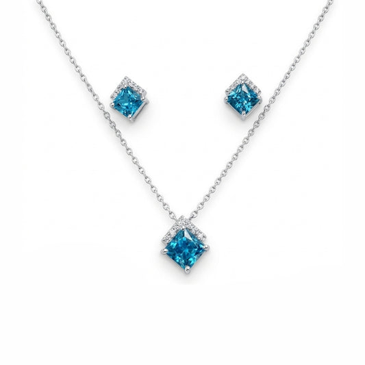 Bluediamond pendant earrings