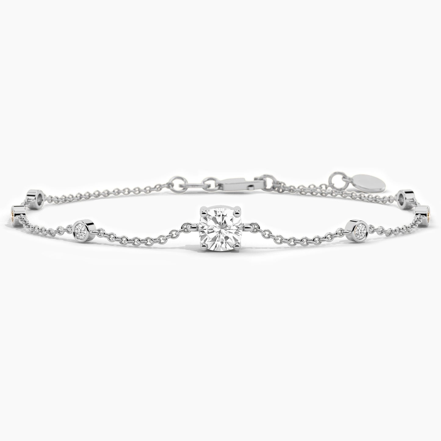 solitaire diamond bracelet