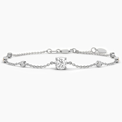 solitaire diamond bracelet