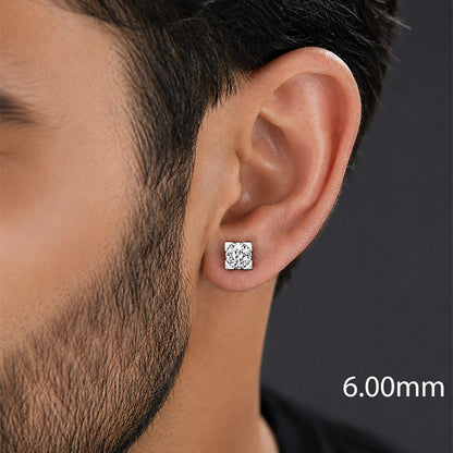 6mm Solitaire Stud Earring
