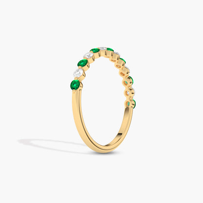 green stone ring