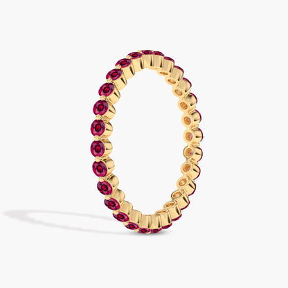 ruby diamond band