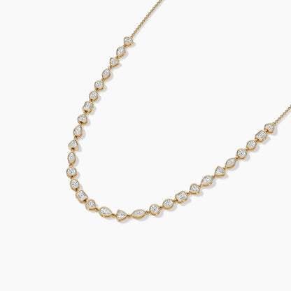 Gold plated necklace in 925 sterling silver