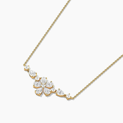 yellow gold Floral necklace