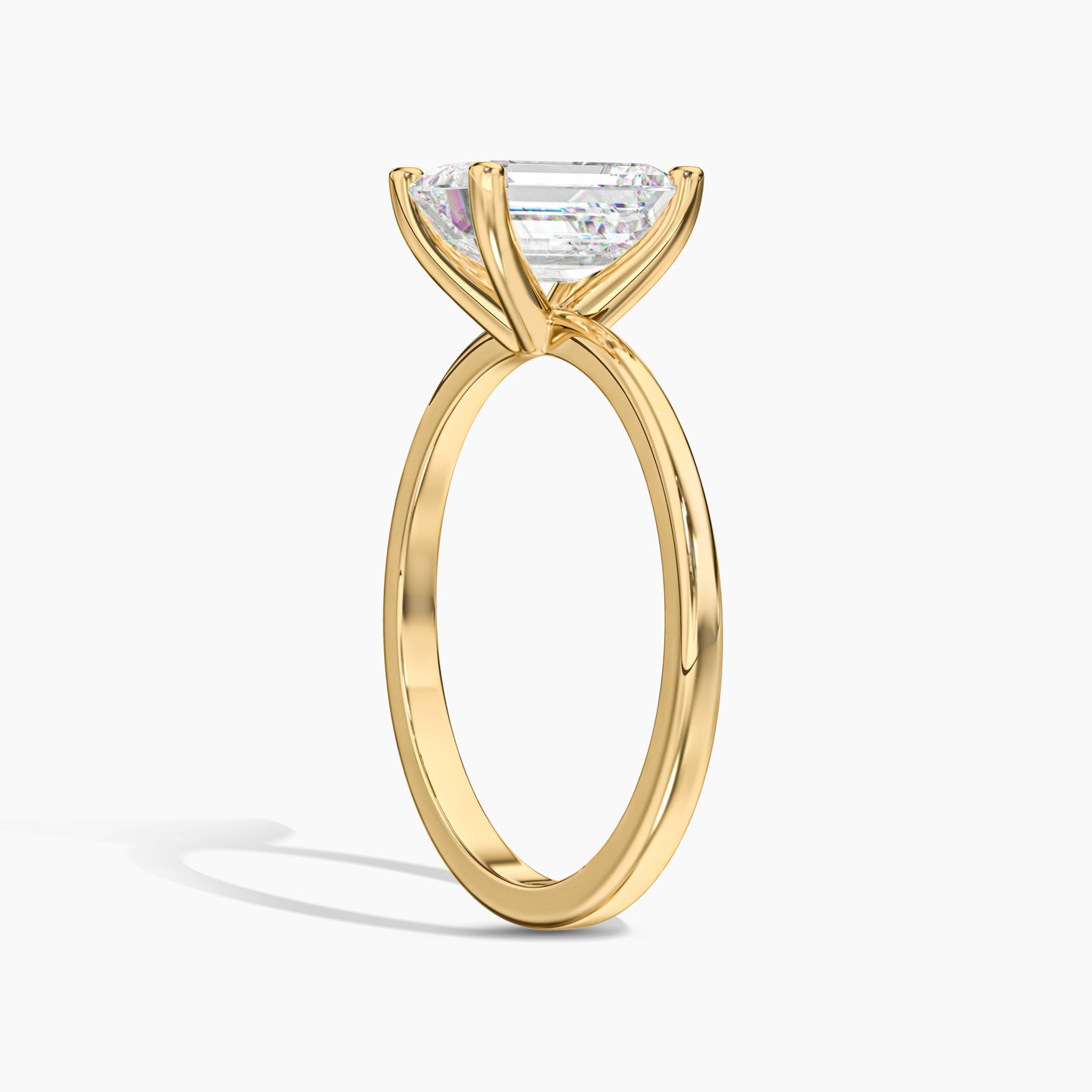 Solitaire Diamond Silver Rings for Girls