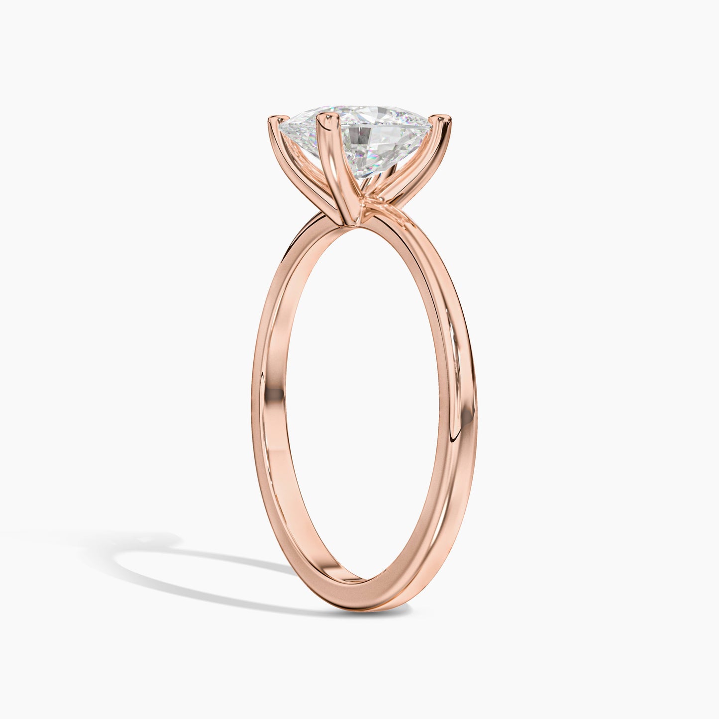 Solitaire Diamond Silver Rings for Girls