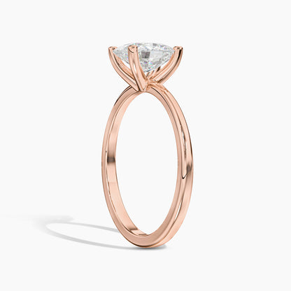 Solitaire Diamond Silver Rings for Girls