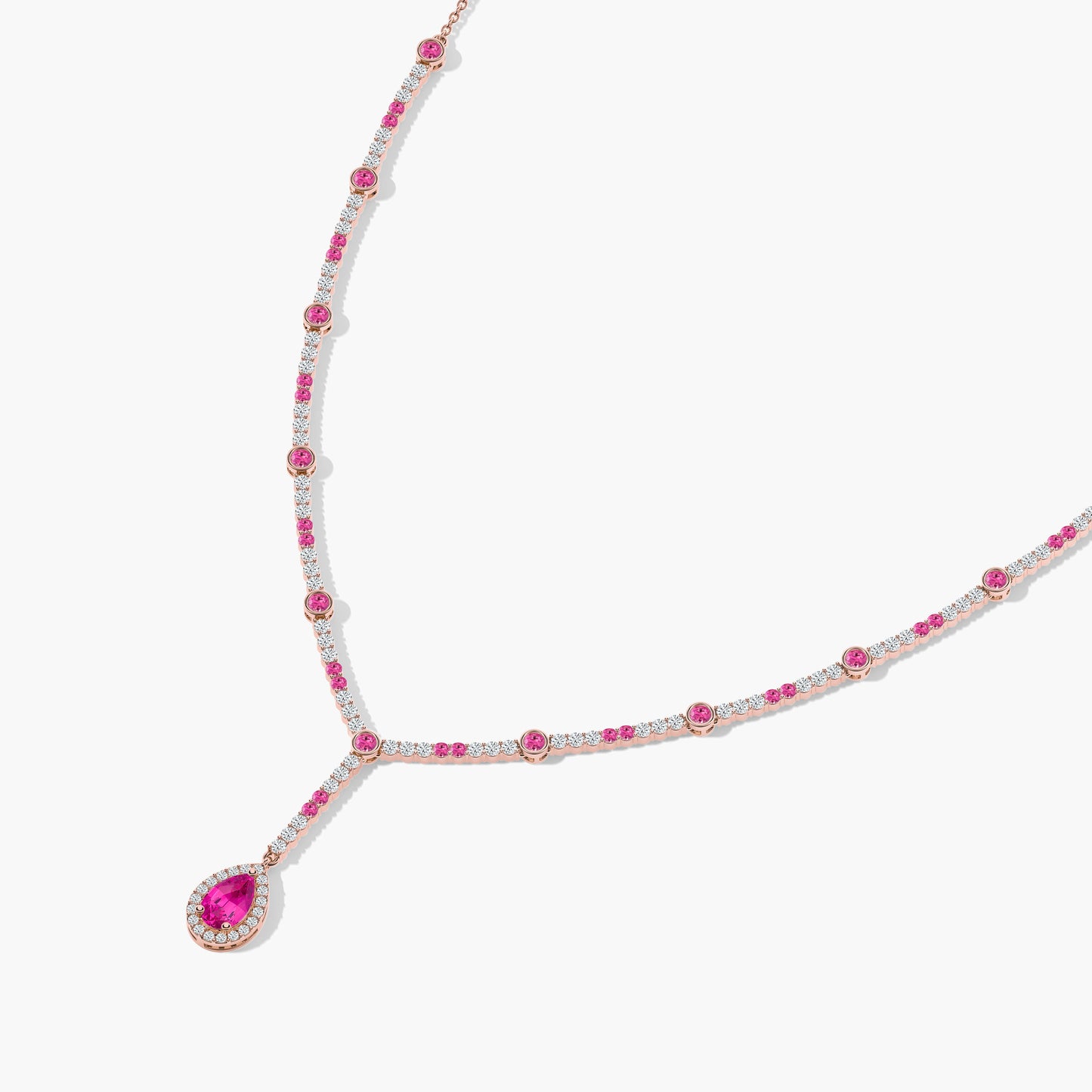 Girl diamond necklace