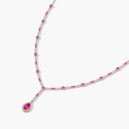 Girl diamond necklace