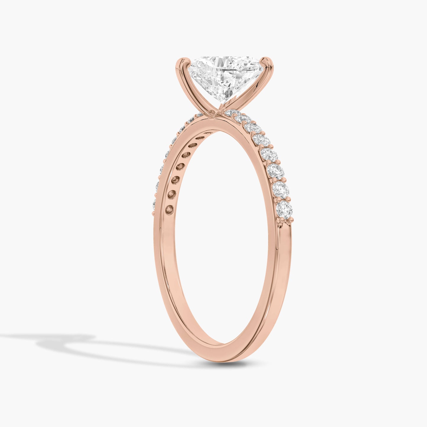 silver solitaire ring​