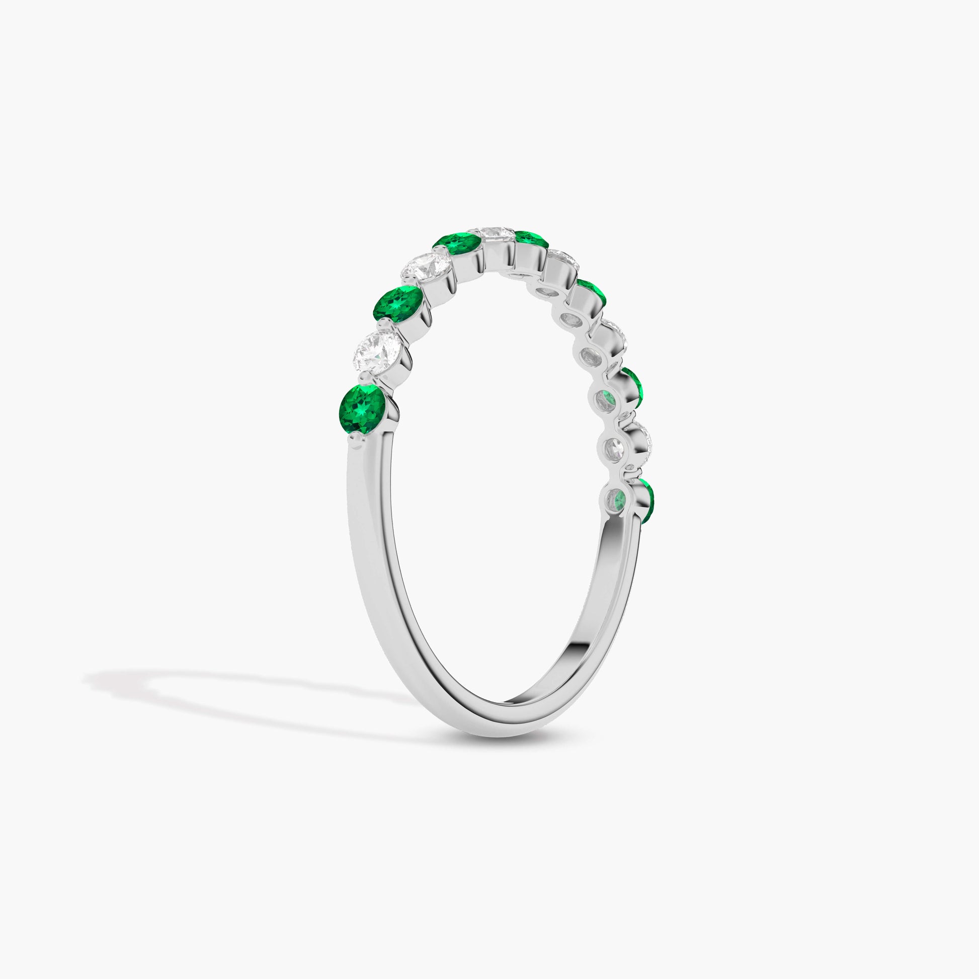 green stone ring