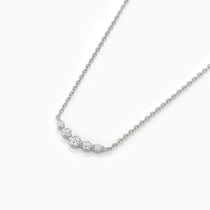 silver diamond pendant