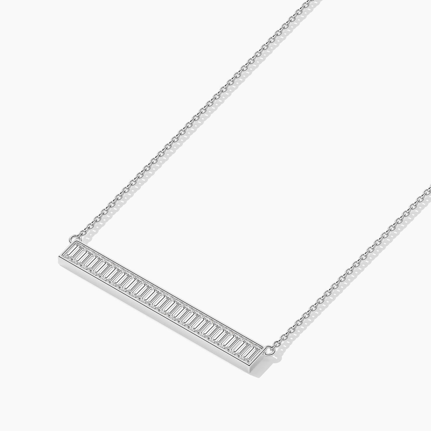 silver diamond pendant