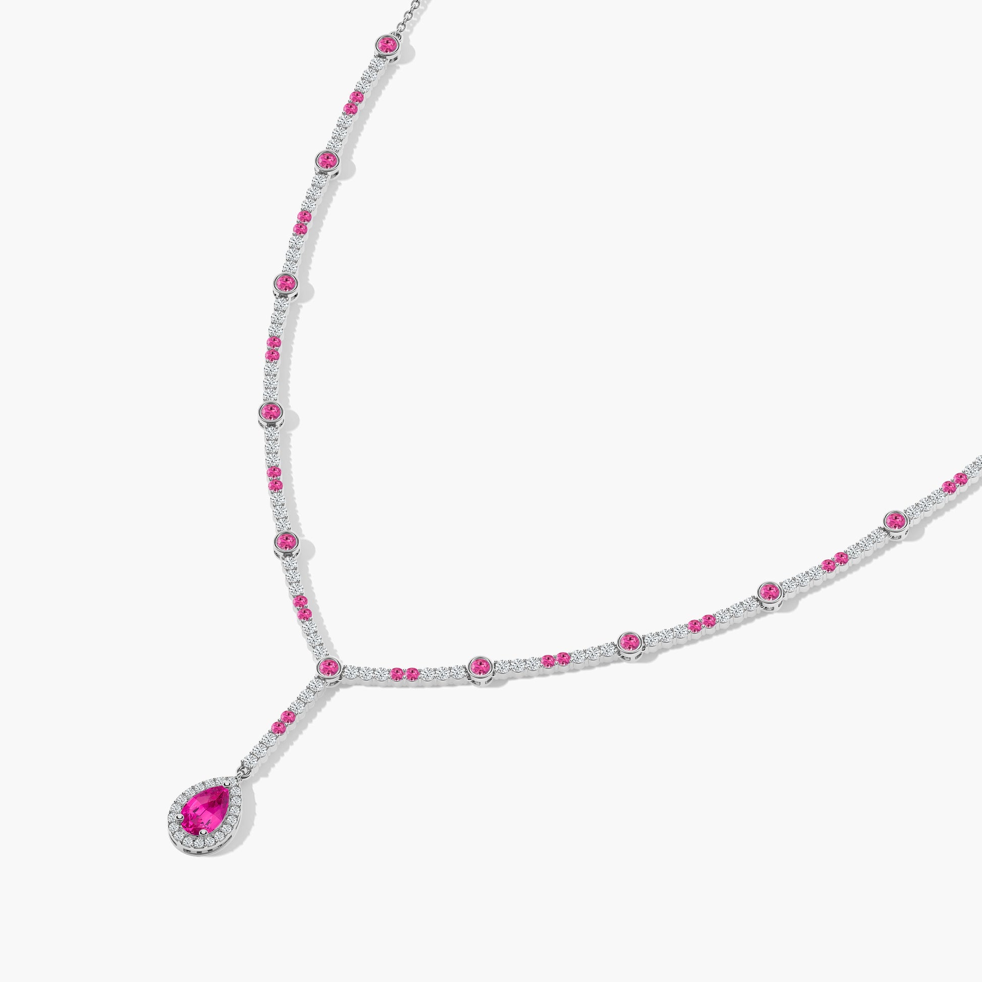 Silver Diamond Necklace