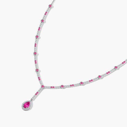 Silver Diamond Necklace