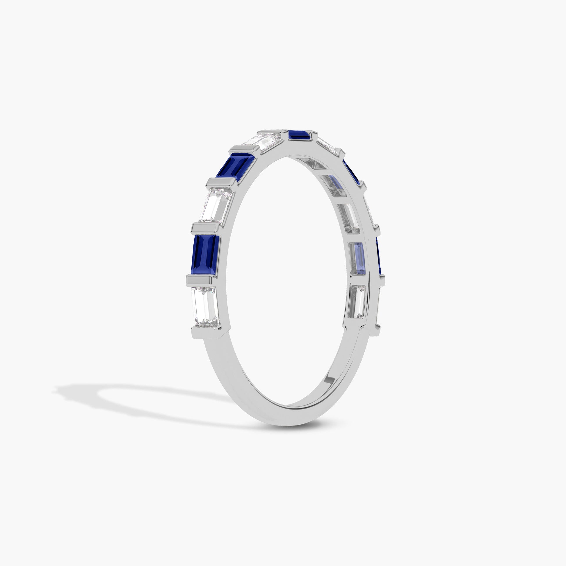 Baguette diamond band