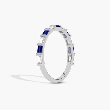Baguette diamond band