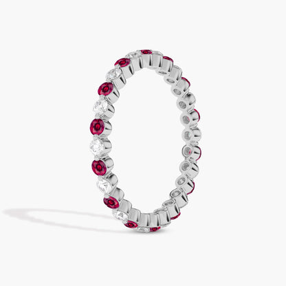silver diamond wedding bands white gold
