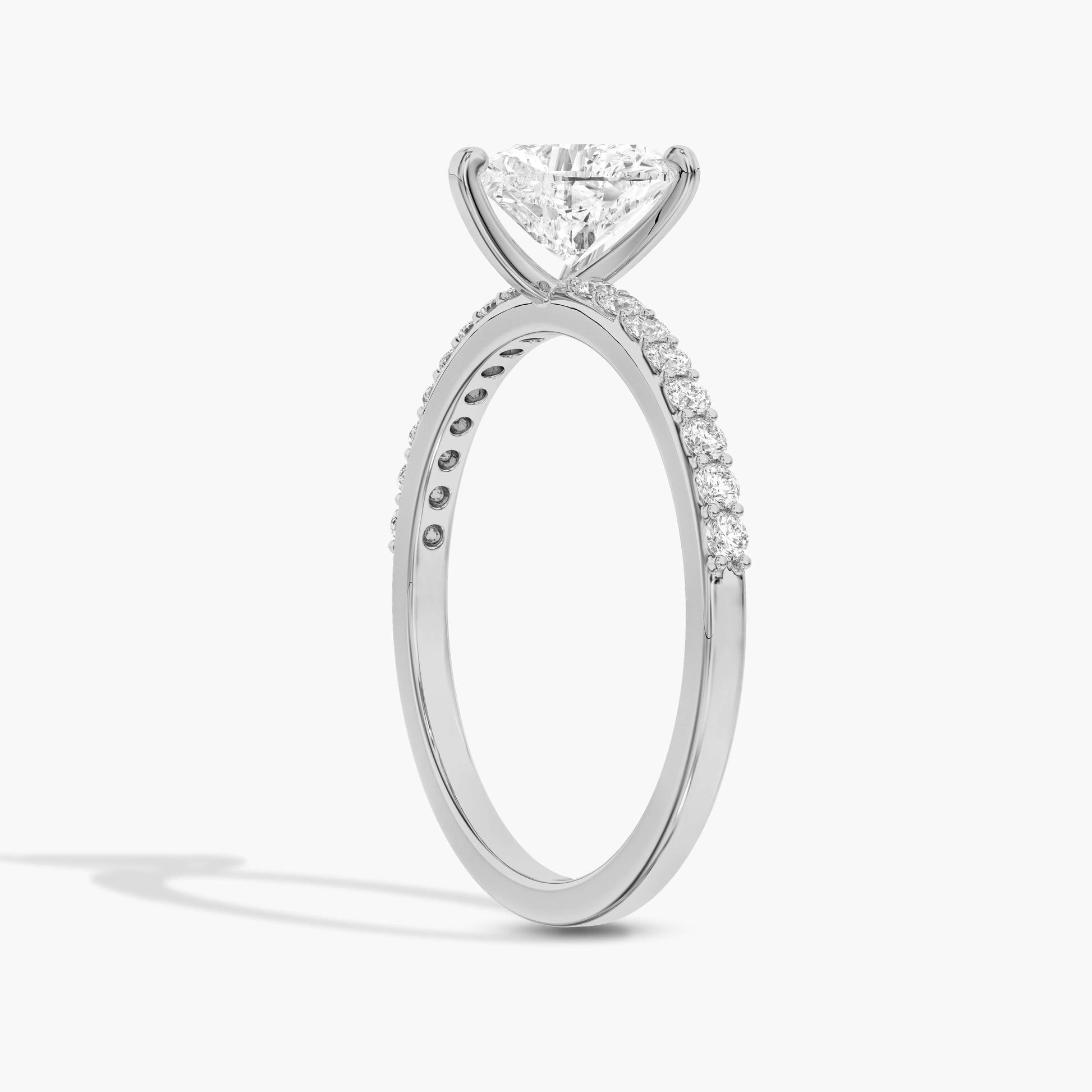 silver solitaire ring