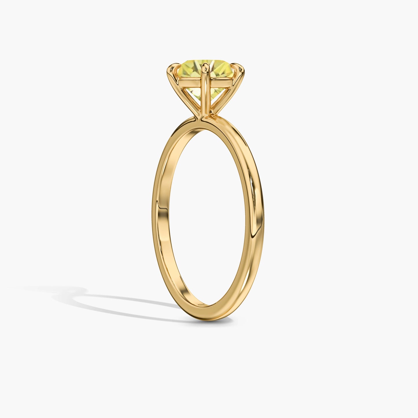 Solitaire diamond ring
