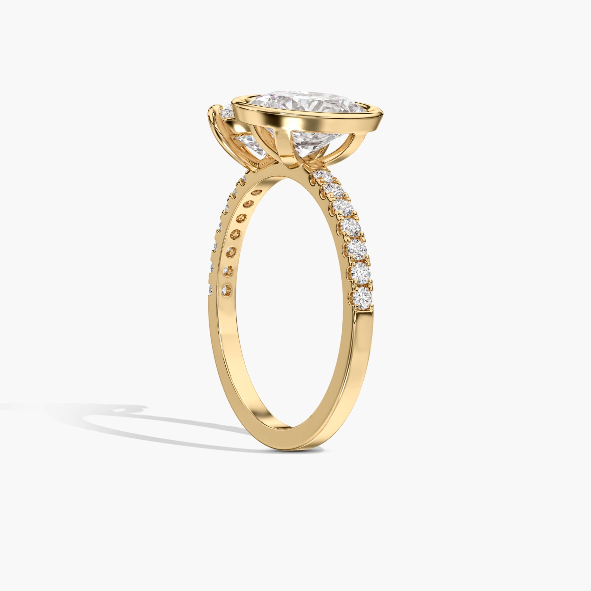 toi and moi yellow gold