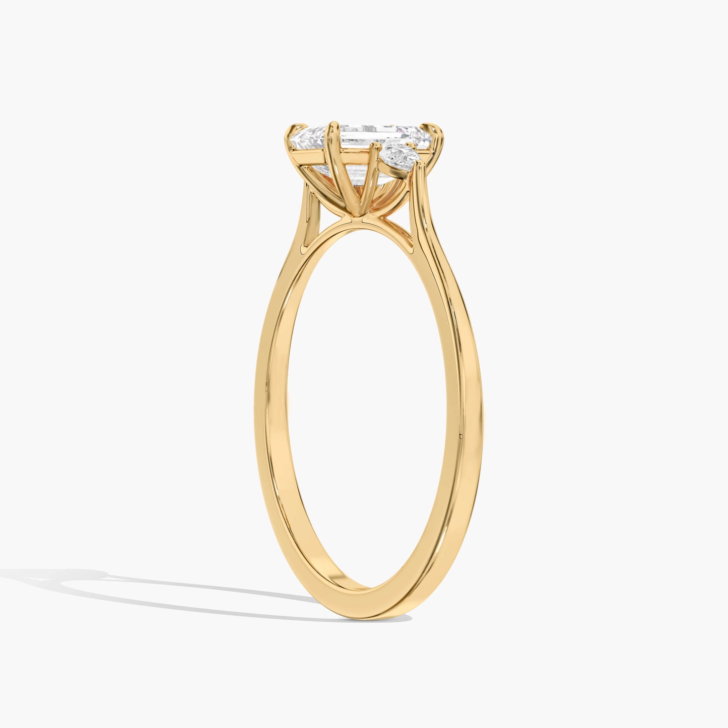 3 stone gold ring
