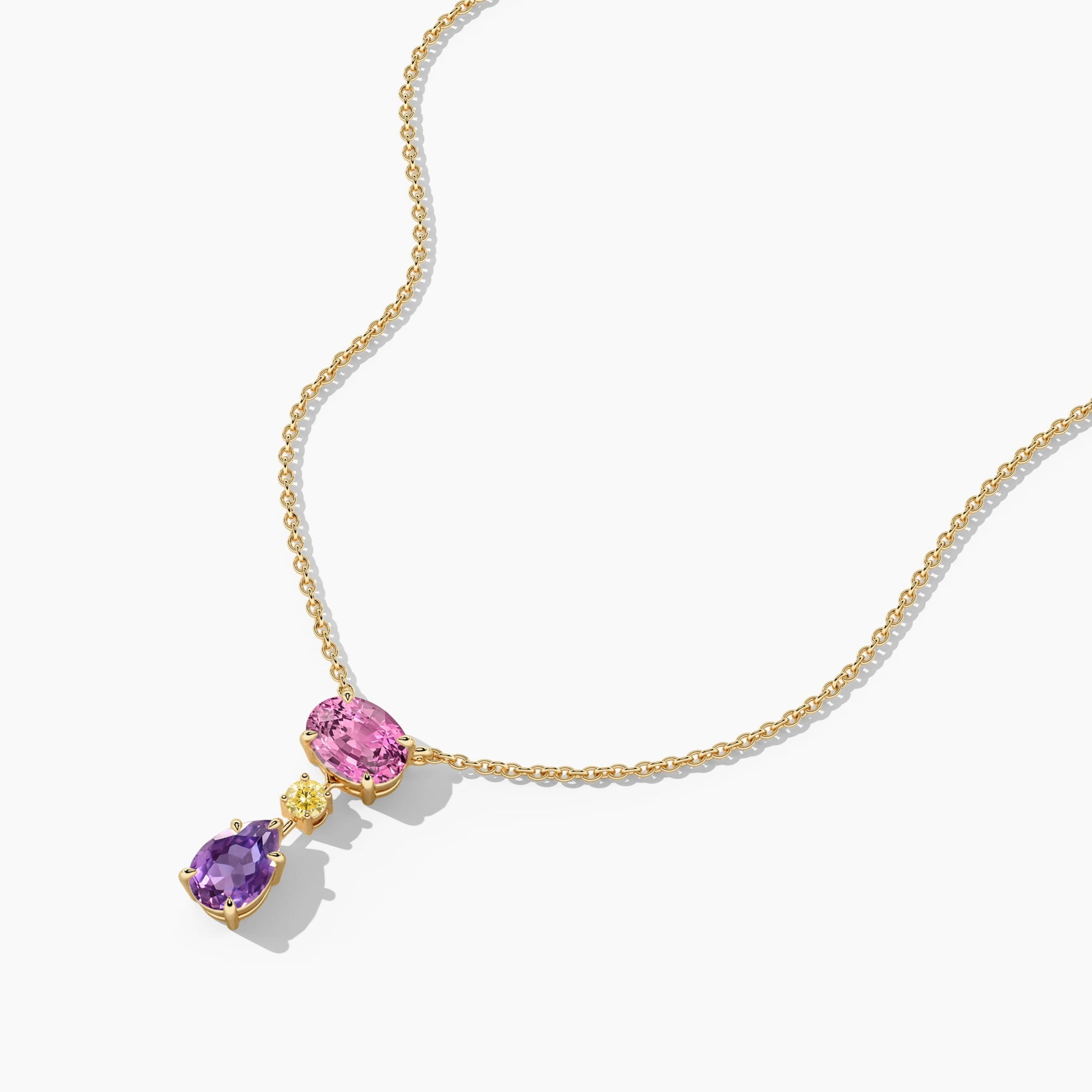 Three diamond necklace