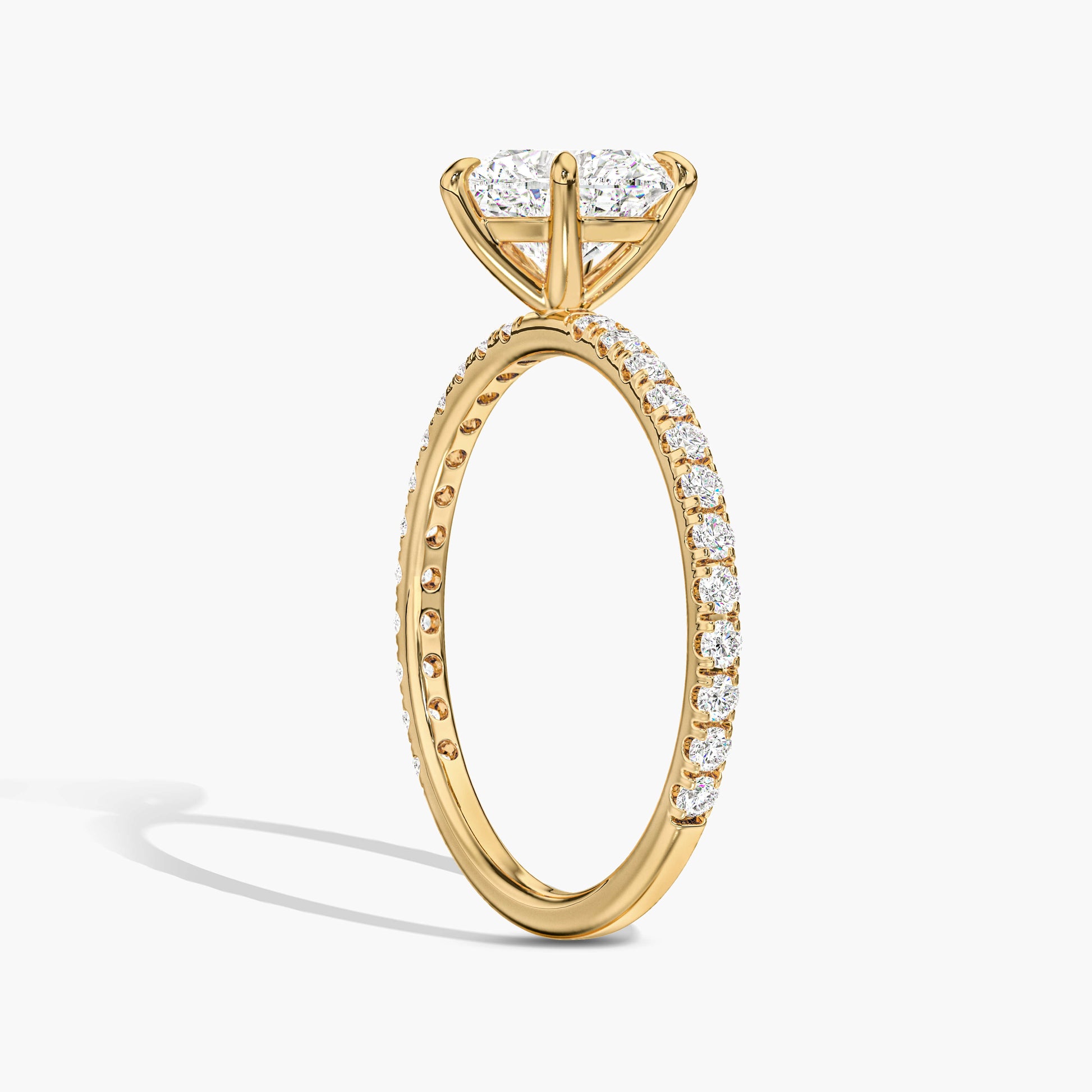 silver heart ring with diamonds