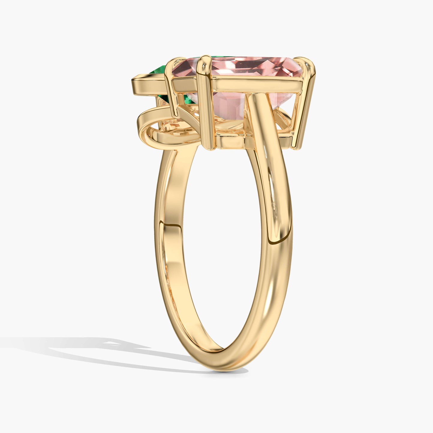 pink stone rings