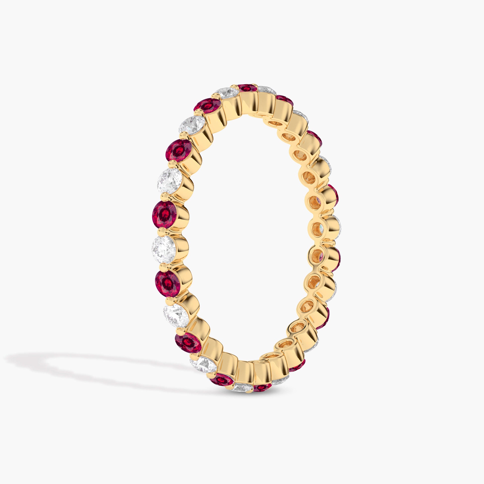 silver diamond wedding bands yellow gold