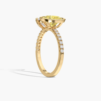 diamond bezel ring