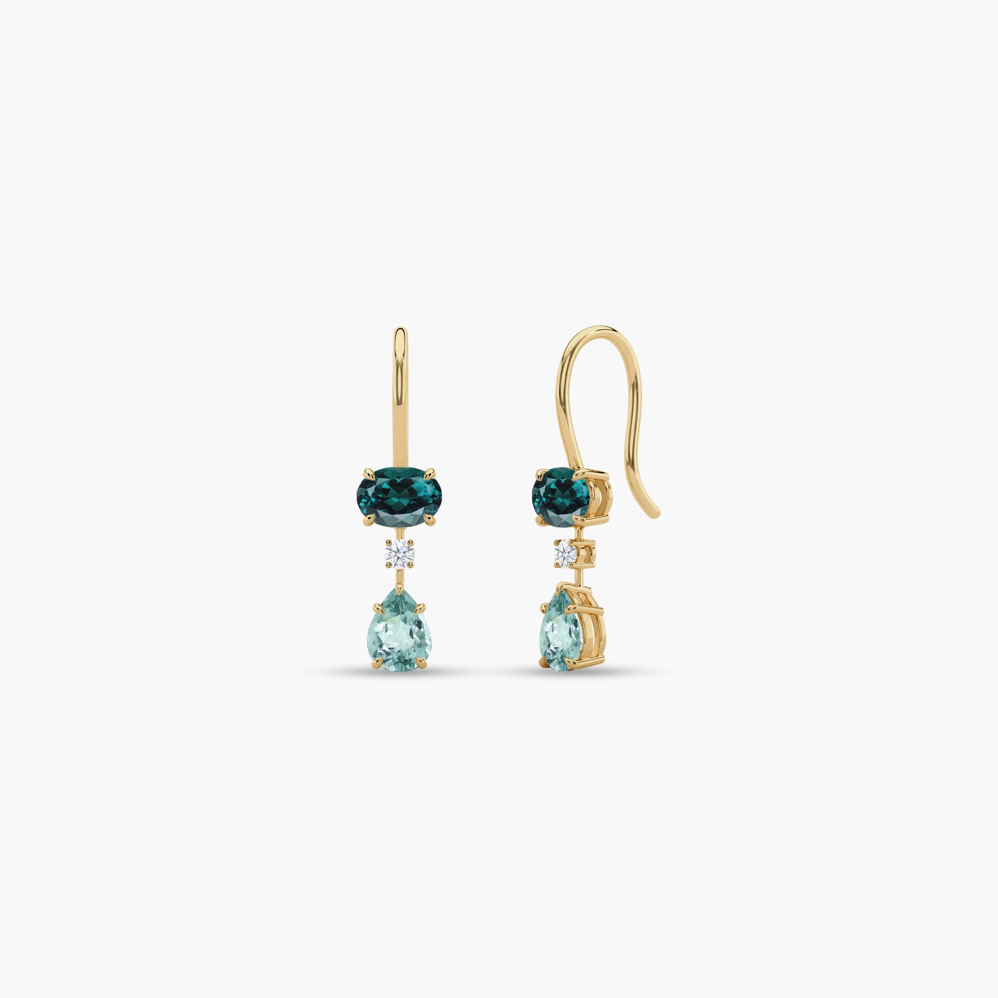 gemstone earrings