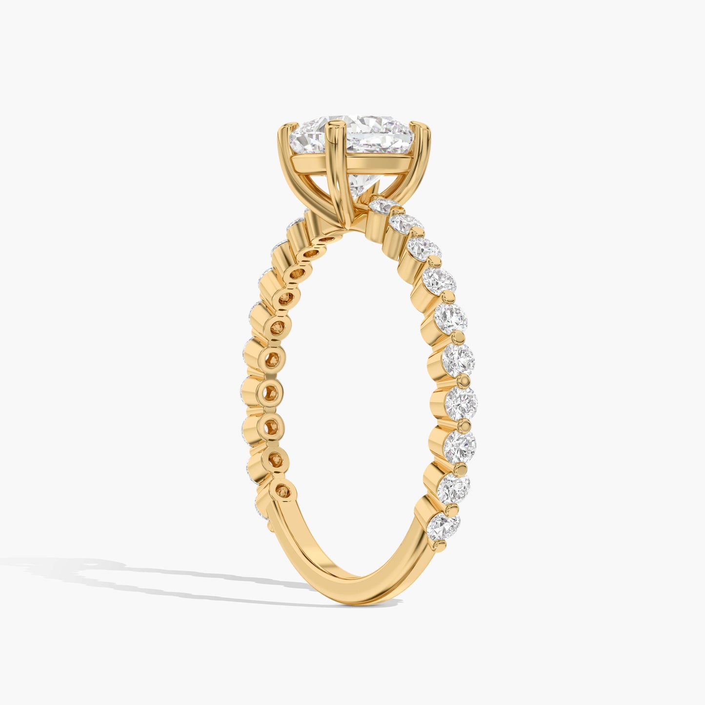 Sterling silver yellow plated ring