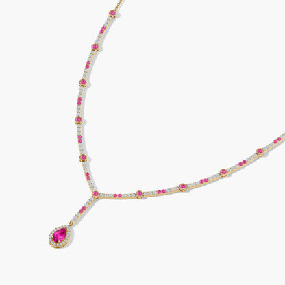 Girl diamond necklace