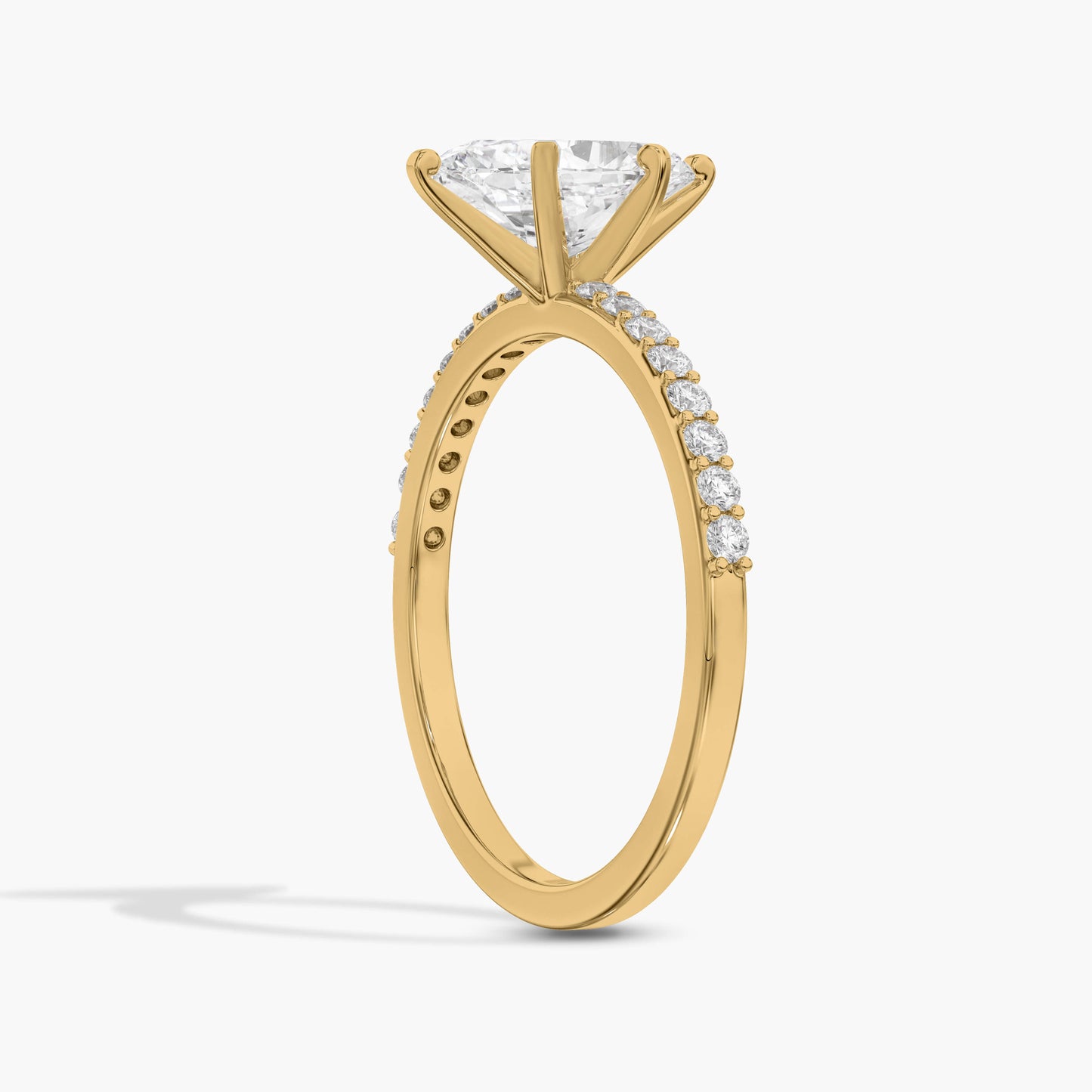 silver diamond rings for women yellow plated