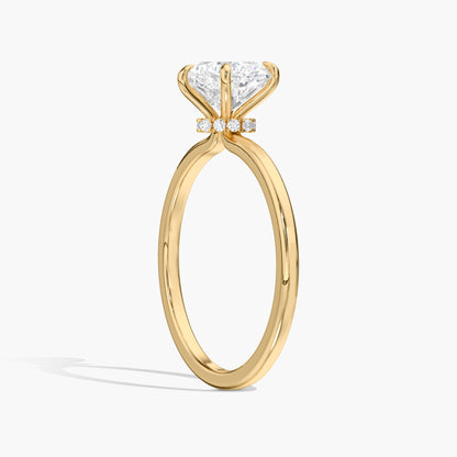 yellow plated diamond engagement ring designs