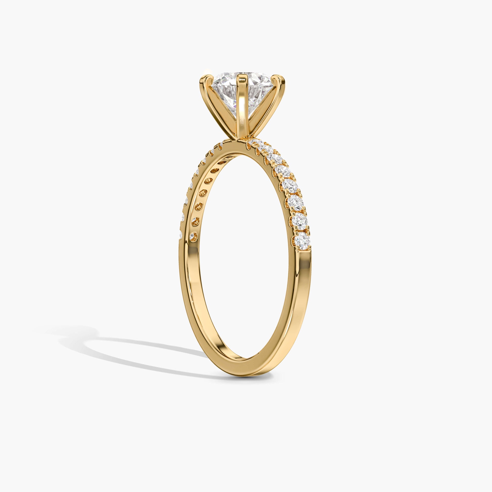 Round diamond ring
