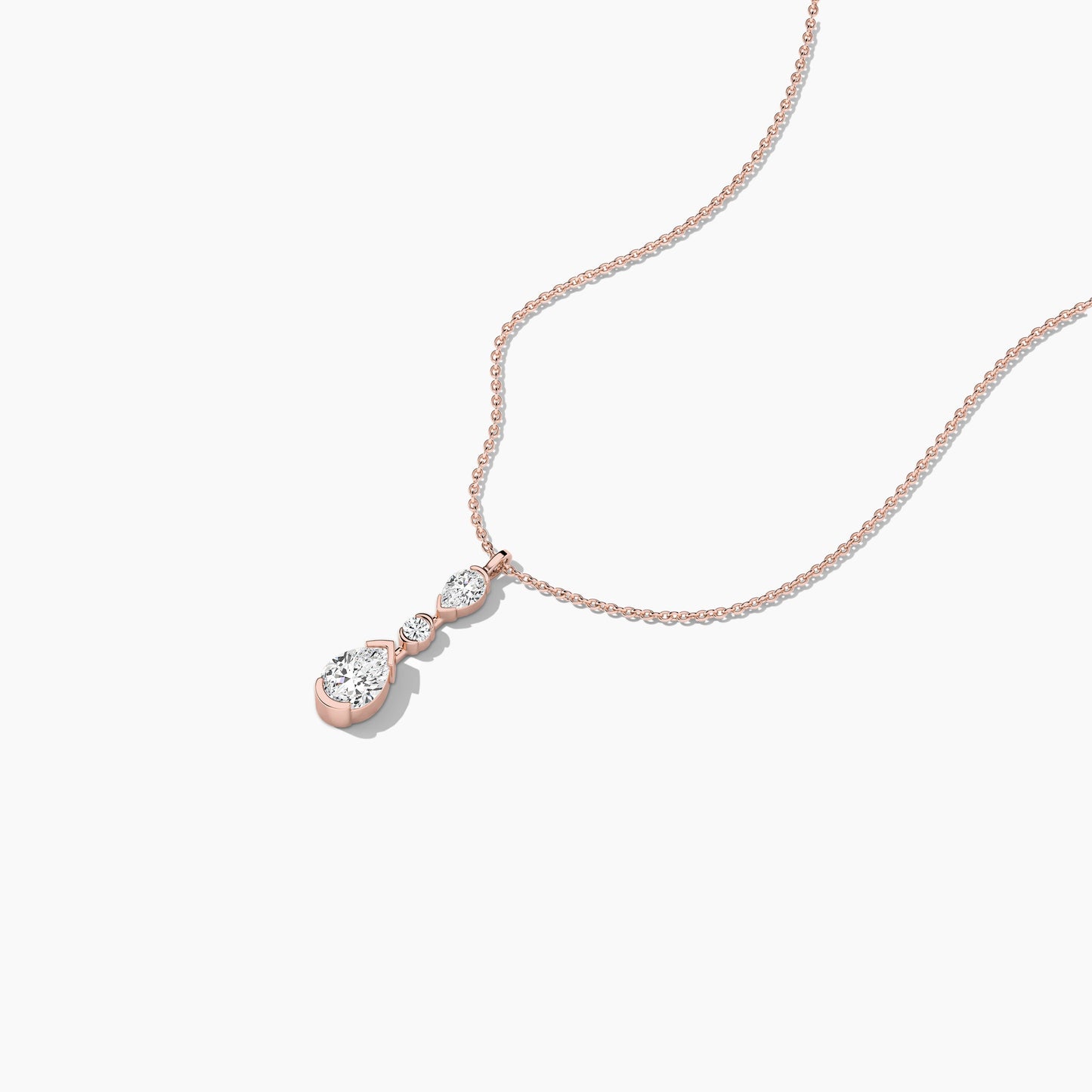 contemporary diamond necklace​