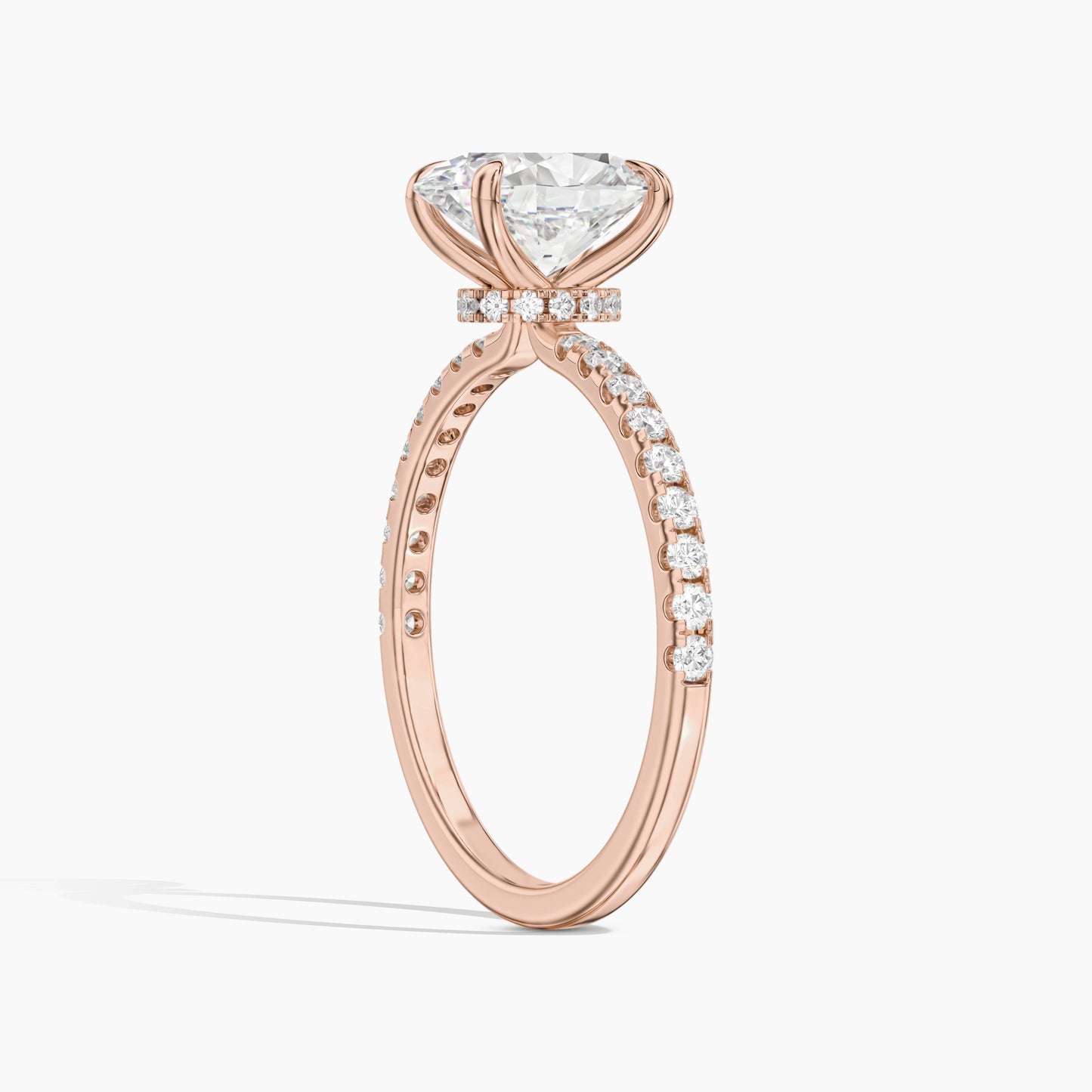 oval solitaire engagement ring