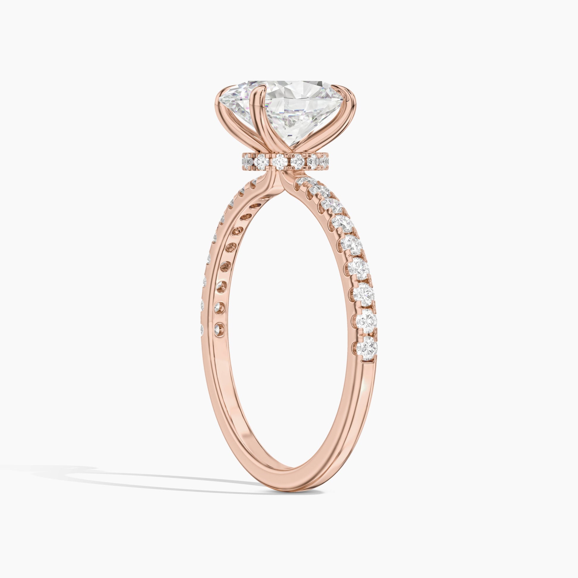oval solitaire engagement ring