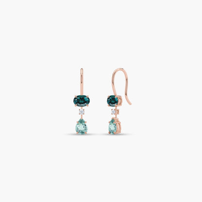 gemstone earrings