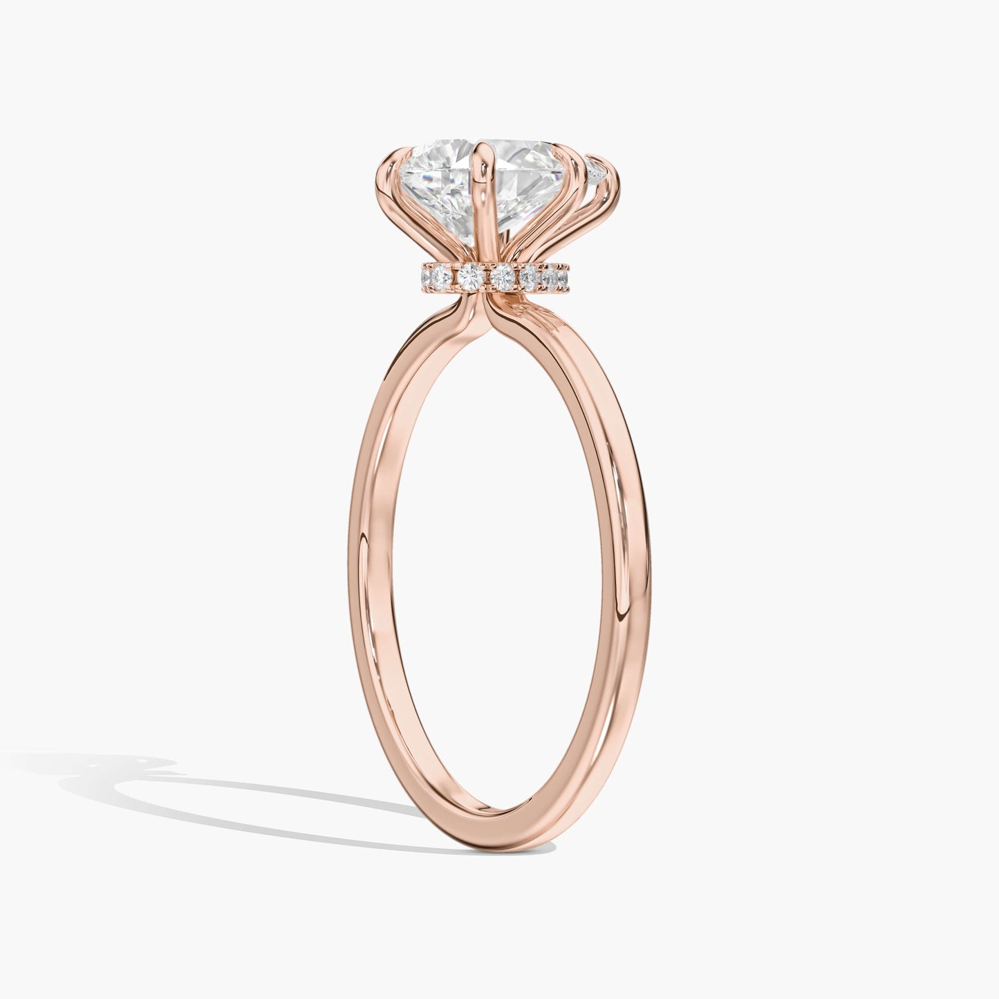 teardrop diamond ring