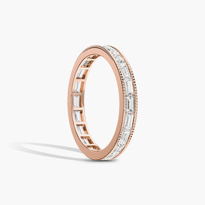 rosegold plated diamond ring
