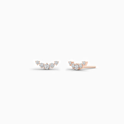 Ear Climber Earrings 925 Sterling Silver