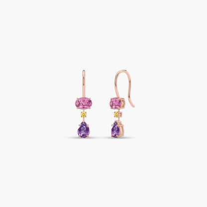 gemstone earrings