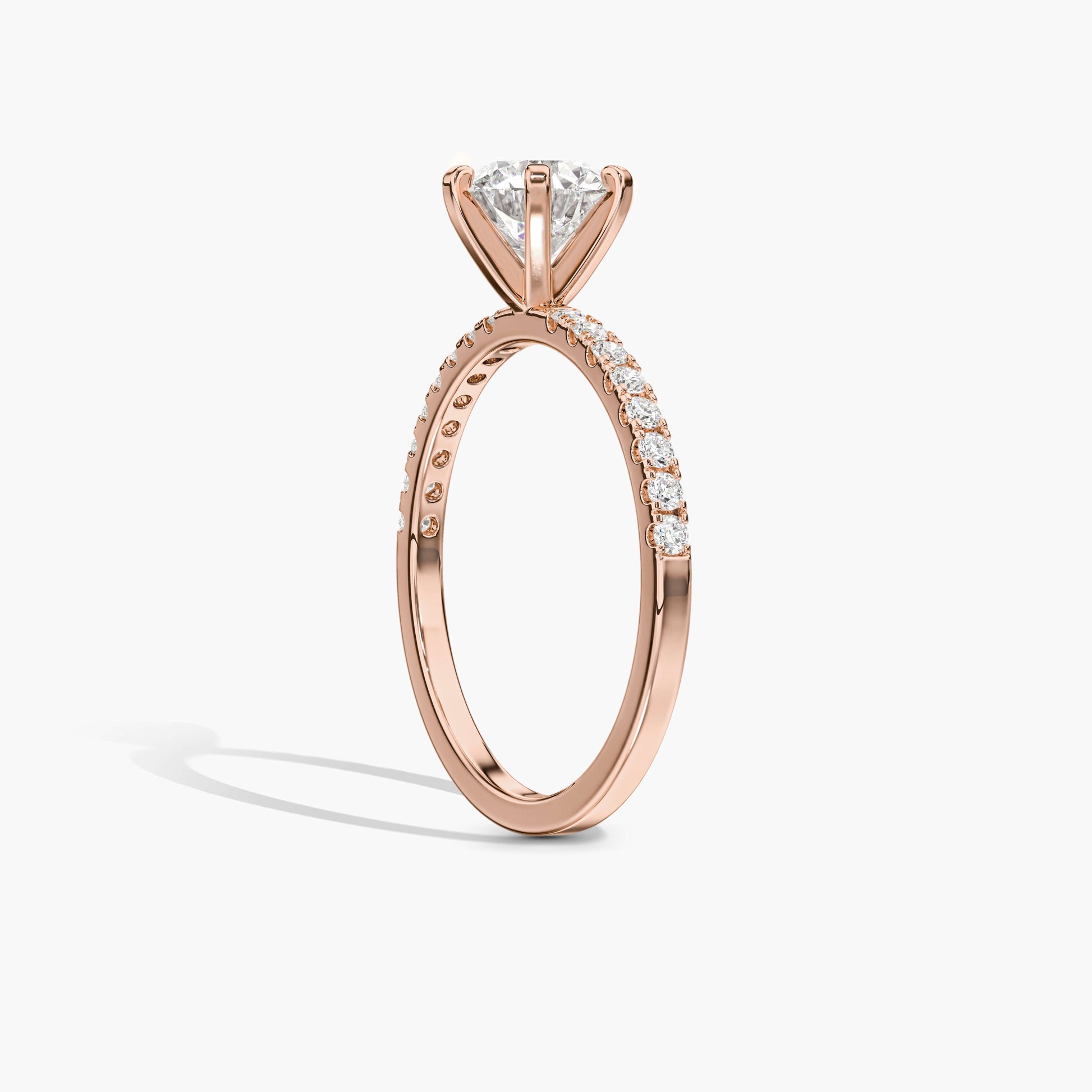 Round diamond ring