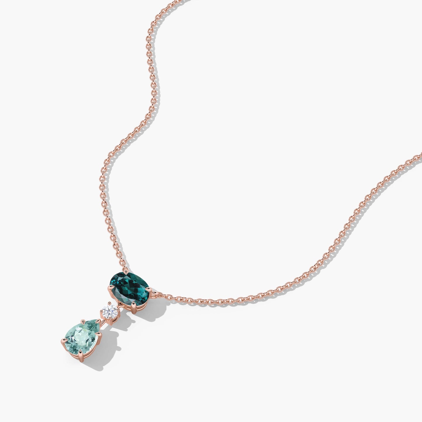 paraiba diamond necklace