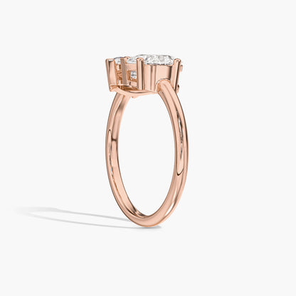 Two diamond rings